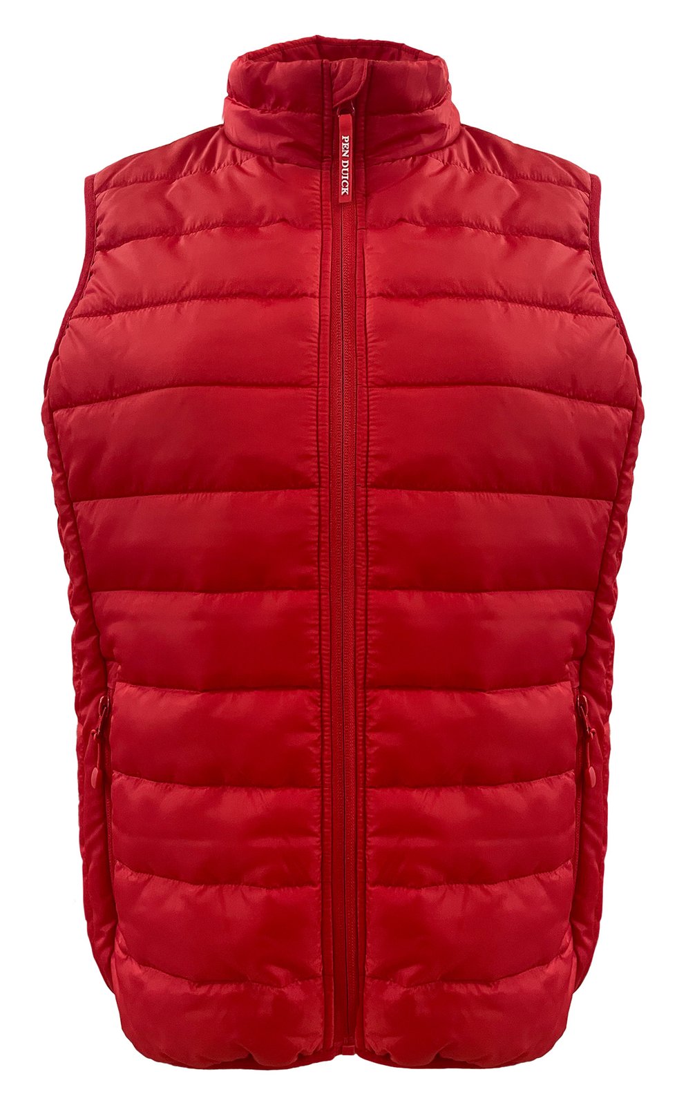 Bodywarmer femme en polyester recyclé — coloris Red #Couleur_Red
