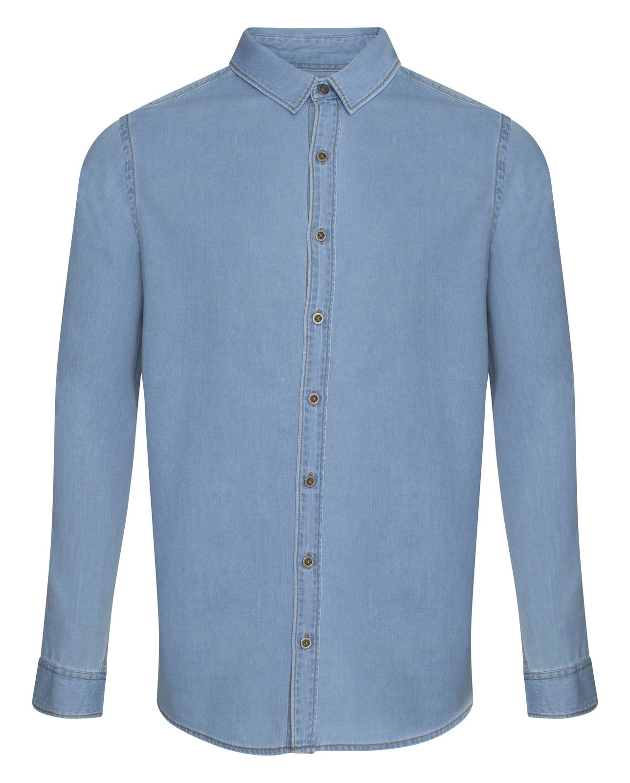 Chemise en jean homme Jack 142 g/m² — coloris Light Blue Wash #Couleur_Light-Blue-Wash