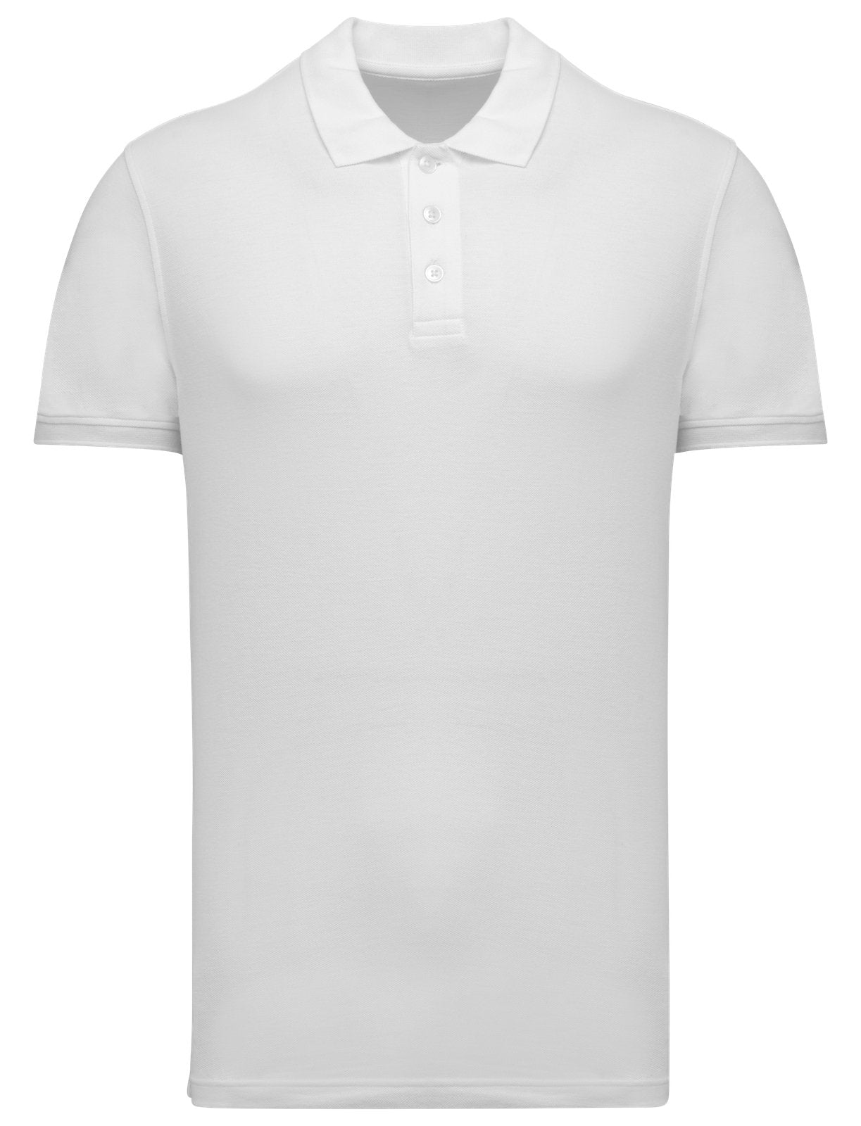 Polo piqué manches courtes homme — coloris White #Couleur_White