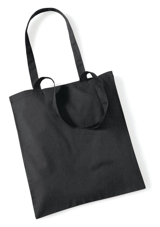 Sac coton anses longues — coloris Black #Couleur_Black