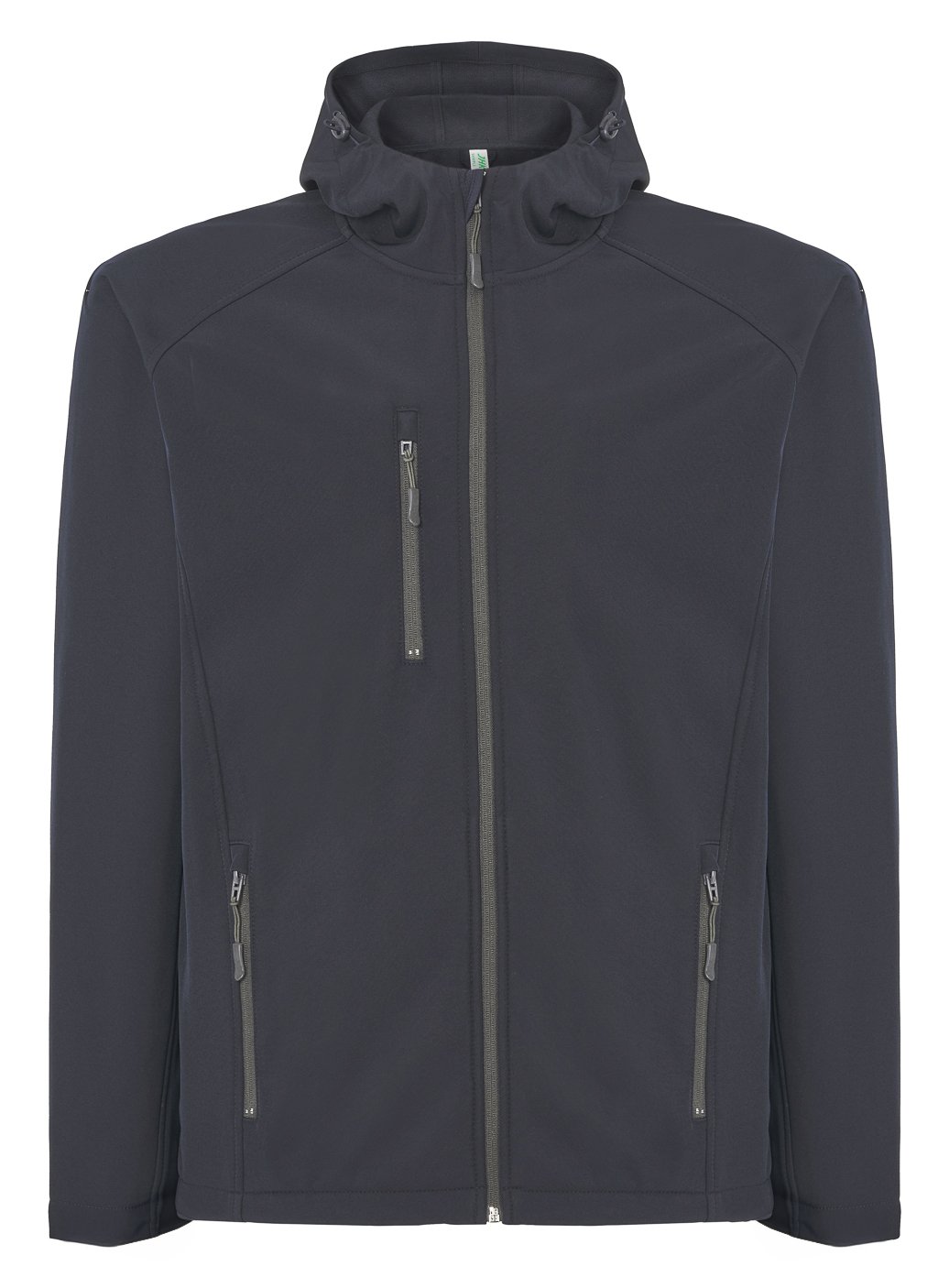 Softshell à capuche — coloris Navy #Couleur_Navy