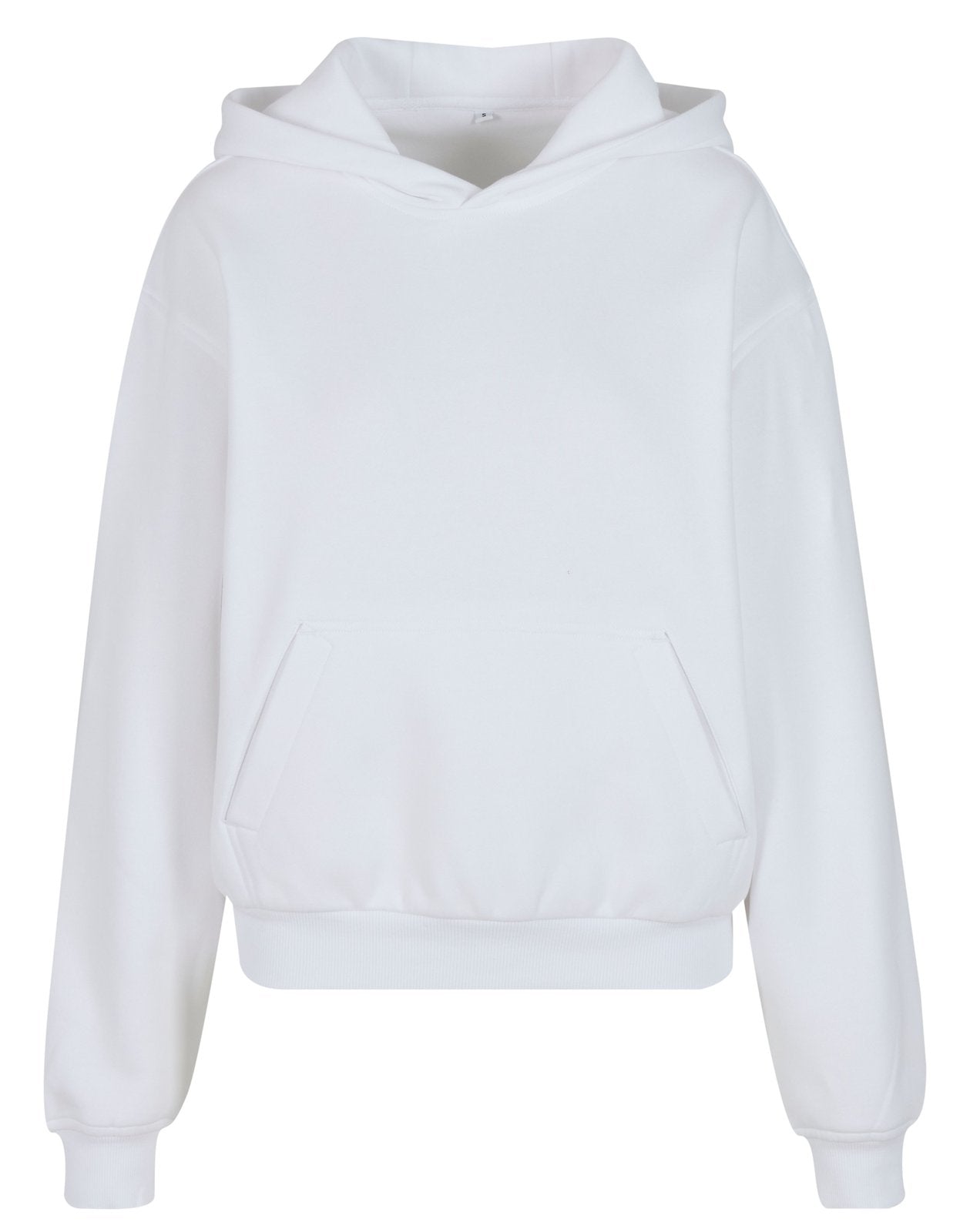 Sweat capuche ample pour femme 300 g/m² — BUILD YOUR BRAND LADIES LOOSE FIT HOODY — coloris White #Couleur_White