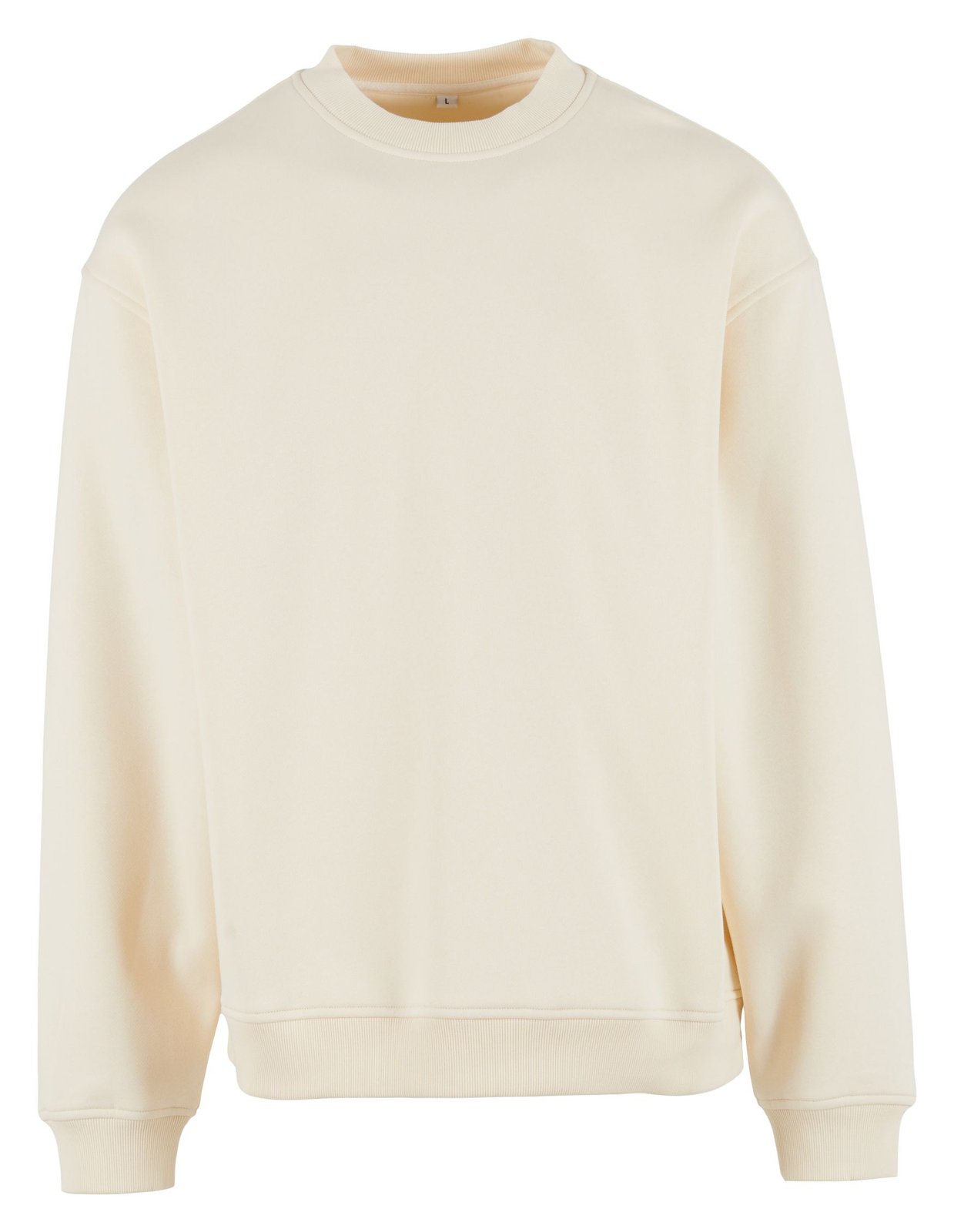Sweat col rond ample 300 g/m² — coloris White Sand #Couleur_White-Sand