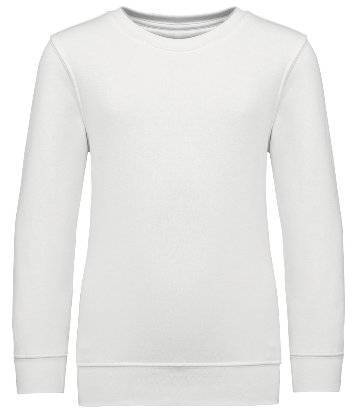 Sweat-shirt col rond enfant — coloris White #Couleur_White