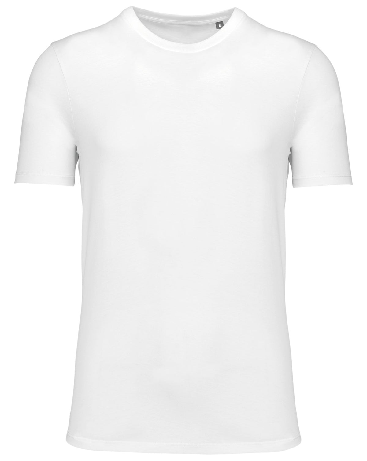 T-shirt col rond manches courtes unisexe made in Portugal — coloris White #Couleur_White