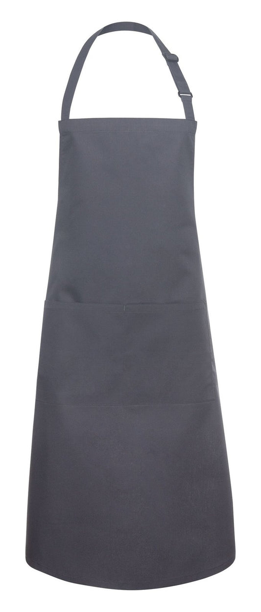 Tablier à bavette avec boucle et poche — coloris Anthracite #Couleur_Anthracite