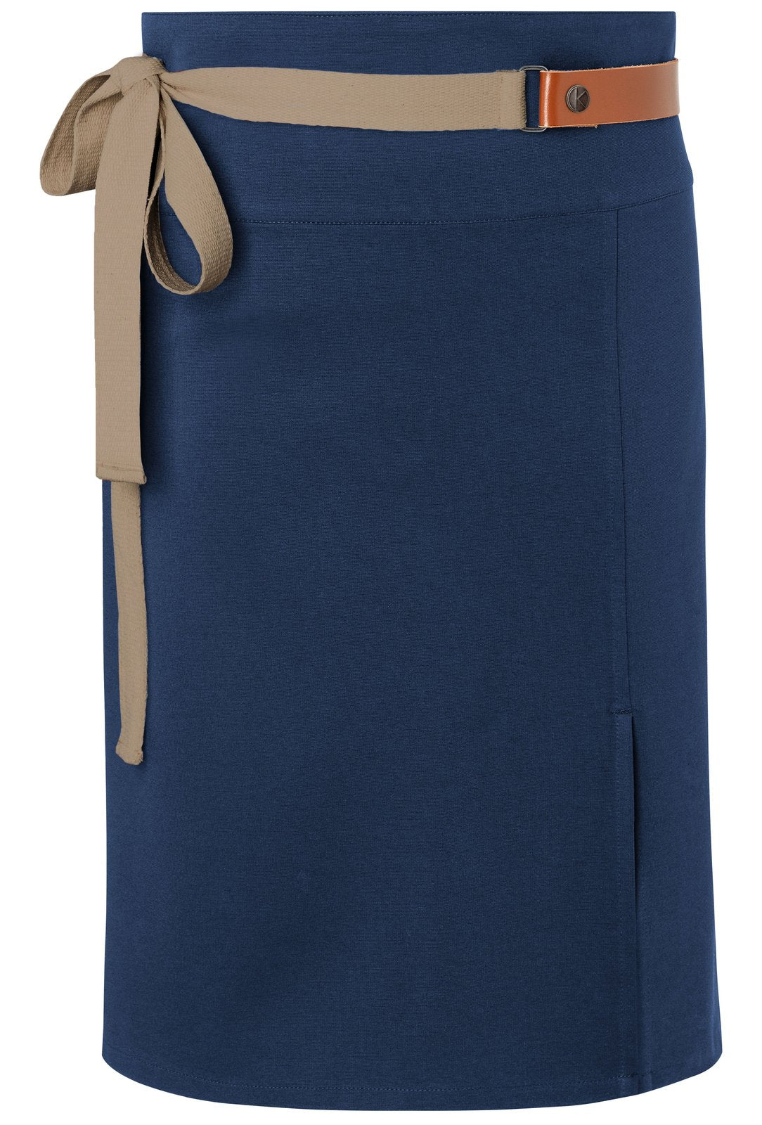 Tablier mi-long en polyester recyclé — coloris Steel Blue #Couleur_Steel-Blue