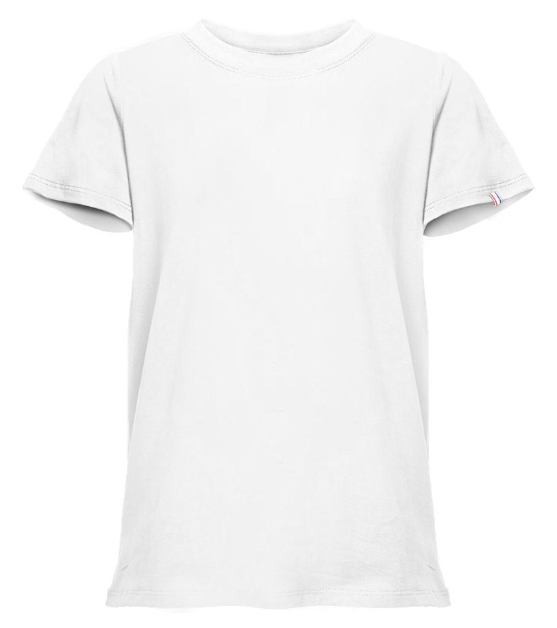 Tee-shirt bio origine France enfant — coloris White #Couleur_White