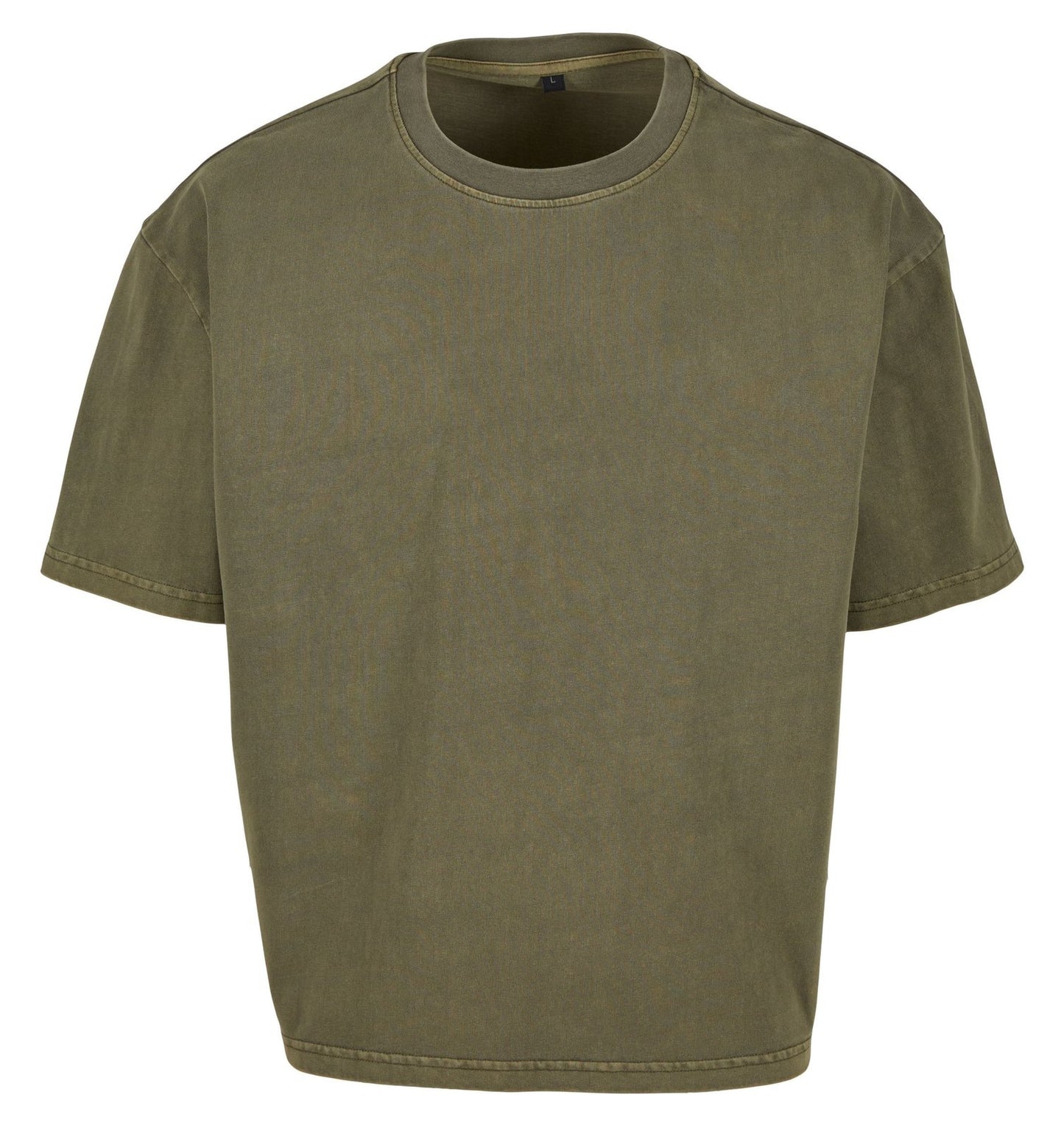 Tee-shirt court oversize vintage 200 g/m² — coloris Warm Khaki #Couleur_Warm-Khaki
