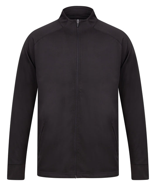 Veste de sport contrastée 250 g/m² — coloris Black #Couleur_Black