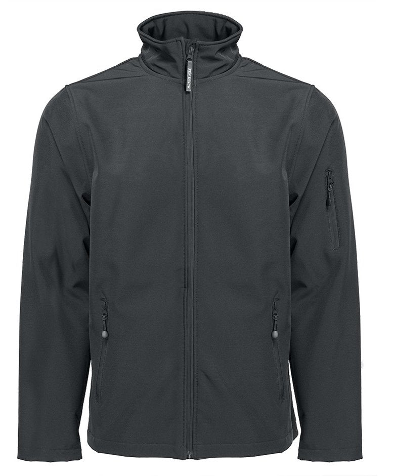 Veste Softshell homme 3 couches 340 g/m² — coloris Titanium #Couleur_Titanium