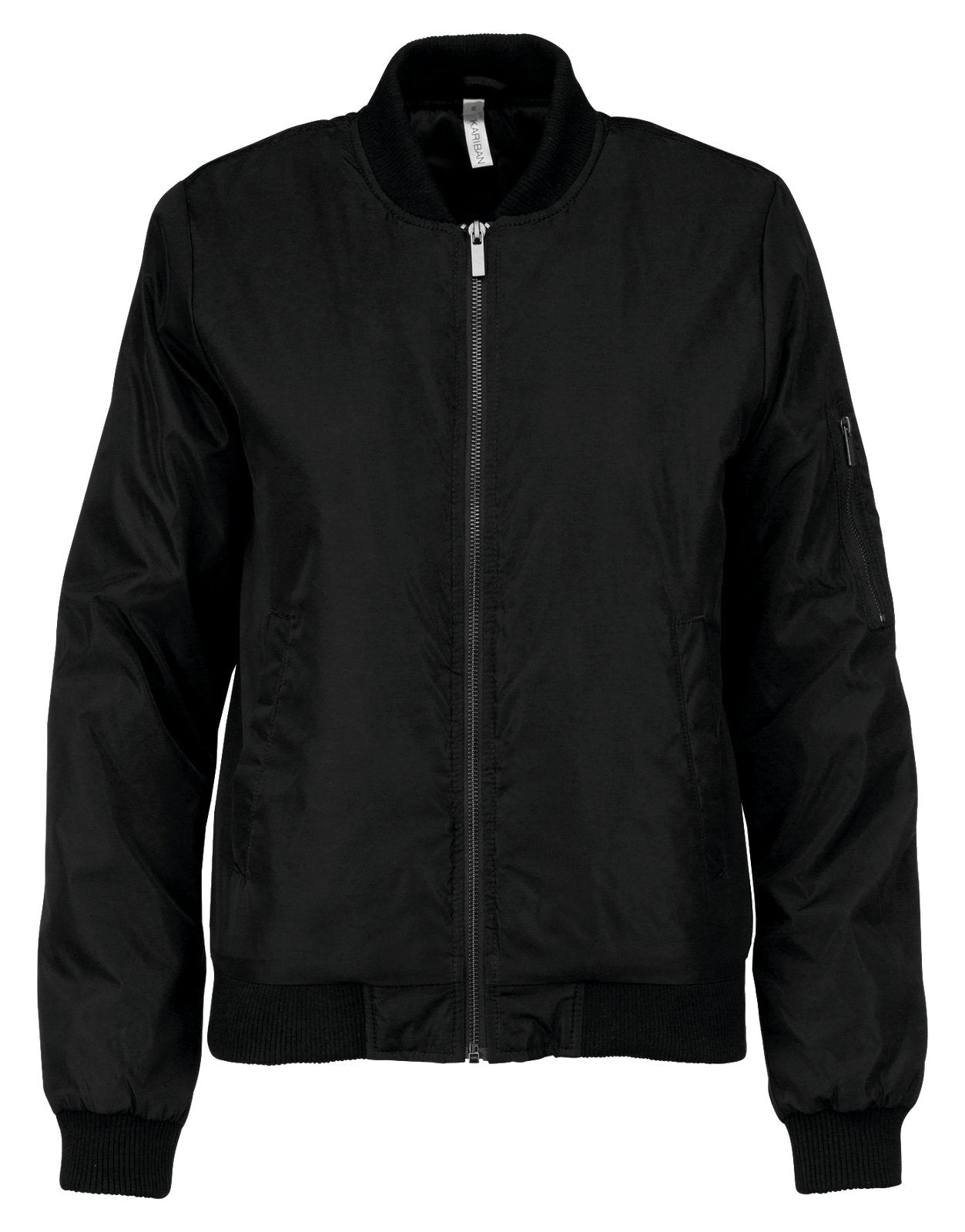 Blouson bomber femme — coloris Black #Couleur_Black