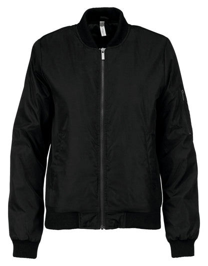 Blouson bomber femme — coloris Black #Couleur_Black