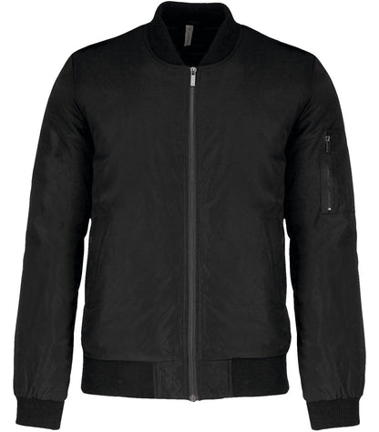 Blouson bomber homme — coloris Black #Couleur_Black