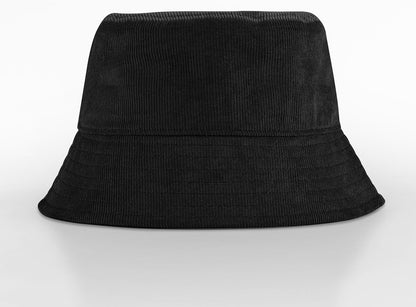 Bob en coton organique velour côtelé 280 g/m²  — coloris Black #Couleur_Black
