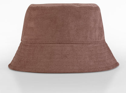 Bob en coton organique velour côtelé 280 g/m²  — coloris Redwood #Couleur_Redwood