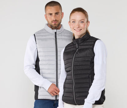 Bodywarmer bi-matière femme 