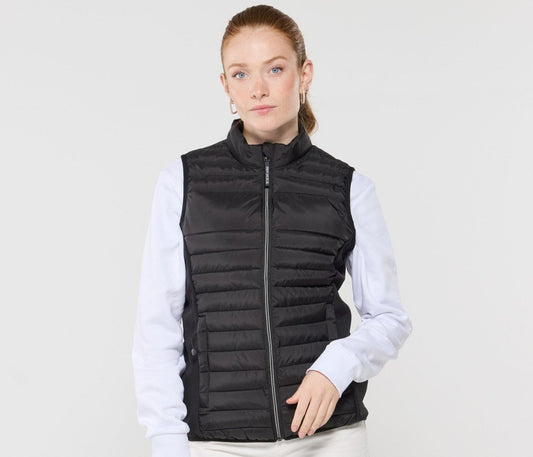 Bodywarmer bi-matière femme 