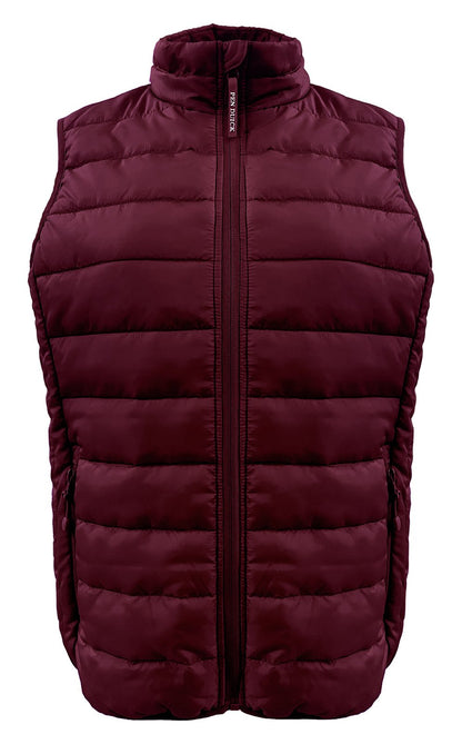 Bodywarmer femme en polyester recyclé — coloris Burgundy #Couleur_Burgundy