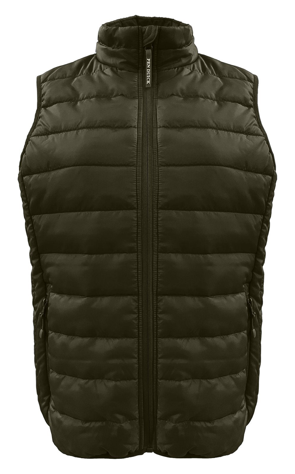 Bodywarmer femme en polyester recyclé — coloris Dark Olive #Couleur_Dark-Olive