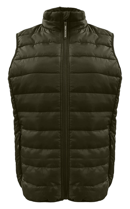 Bodywarmer femme en polyester recyclé — coloris Dark Olive #Couleur_Dark-Olive