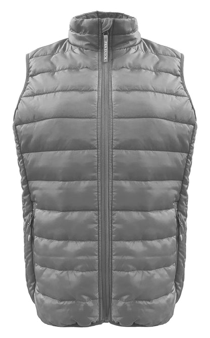 Bodywarmer femme en polyester recyclé — coloris Marl Light Grey #Couleur_Marl-Light-Grey