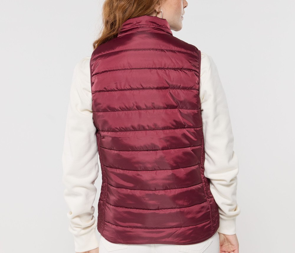 Bodywarmer femme en polyester recyclé