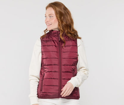 Bodywarmer femme en polyester recyclé
