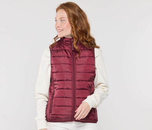 Bodywarmer femme en polyester recyclé