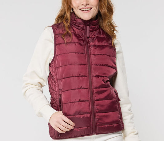 Bodywarmer femme en polyester recyclé