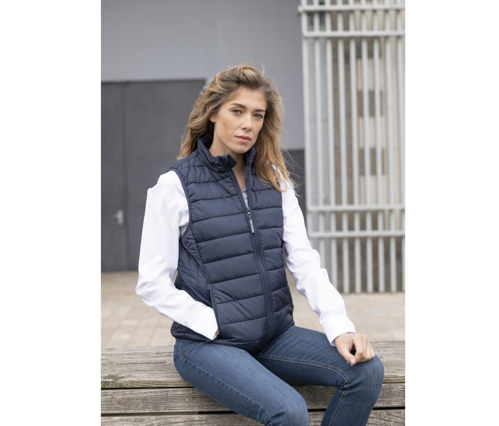 Bodywarmer femme en polyester recyclé