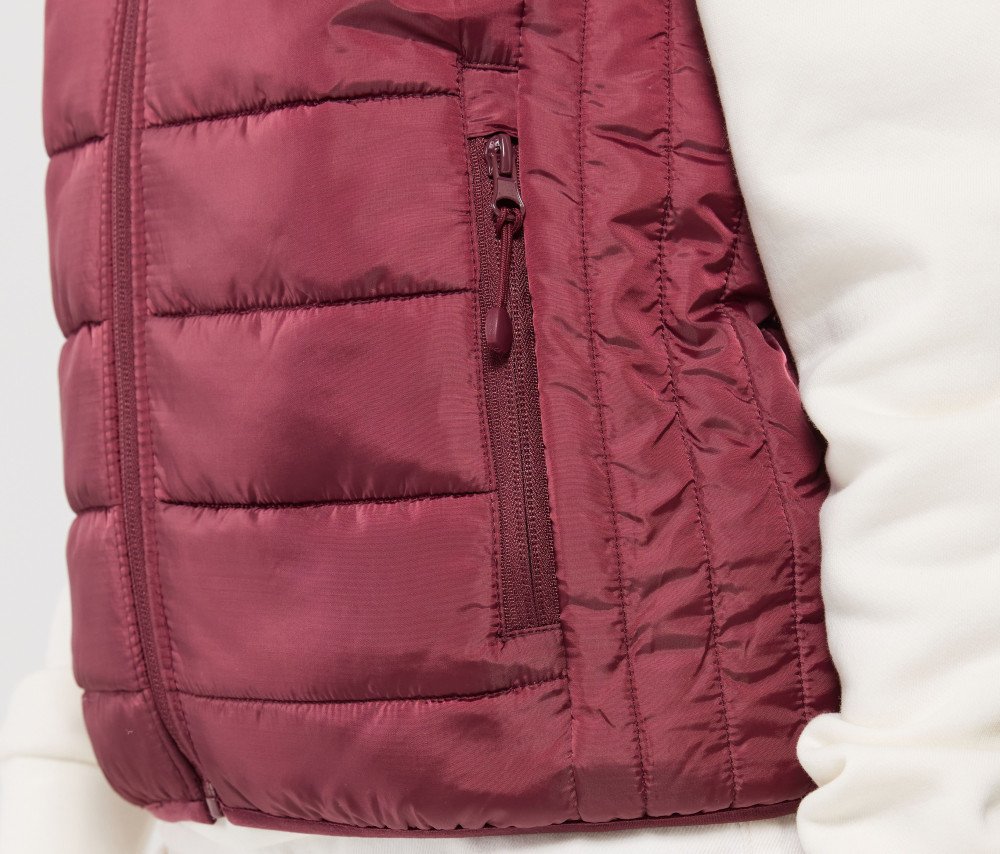 Bodywarmer femme en polyester recyclé