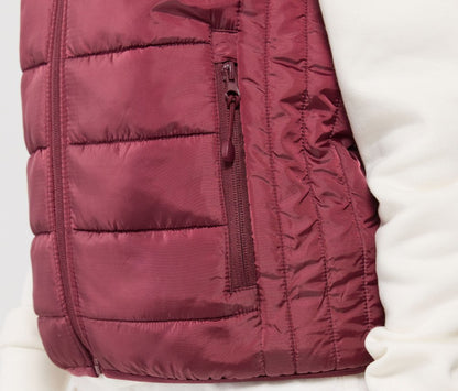 Bodywarmer femme en polyester recyclé