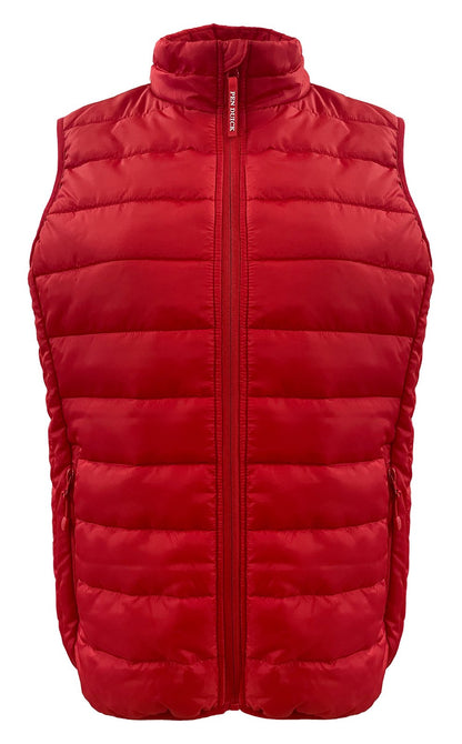 Bodywarmer femme en polyester recyclé — coloris Red #Couleur_Red
