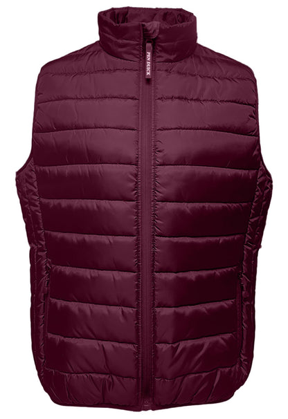 Bodywarmer homme en polyester recyclé  — coloris Burgundy #Couleur_Burgundy