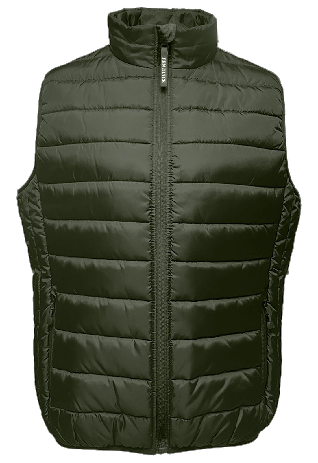 Bodywarmer homme en polyester recyclé  — coloris Dark Olive #Couleur_Dark-Olive