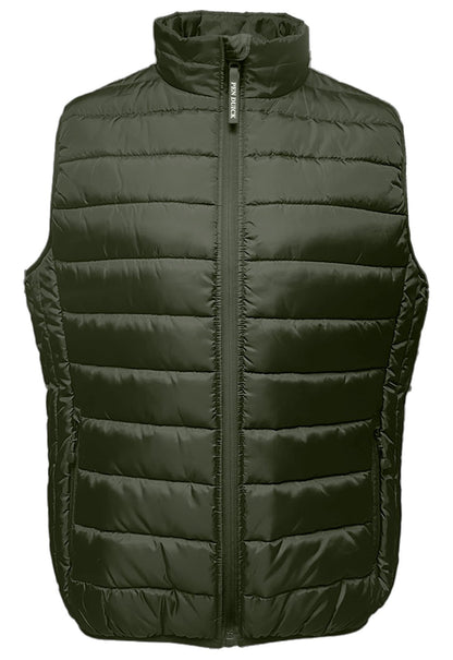 Bodywarmer homme en polyester recyclé  — coloris Dark Olive #Couleur_Dark-Olive