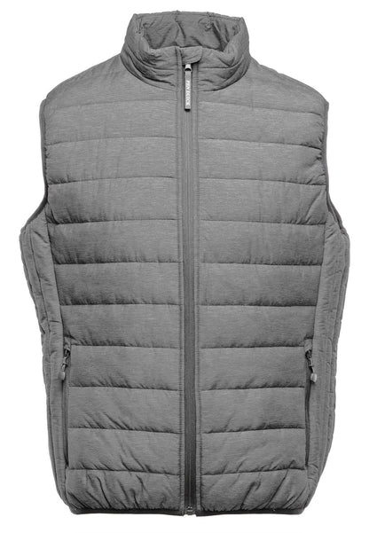Bodywarmer homme en polyester recyclé  — coloris Marl Light Grey #Couleur_Marl-Light-Grey