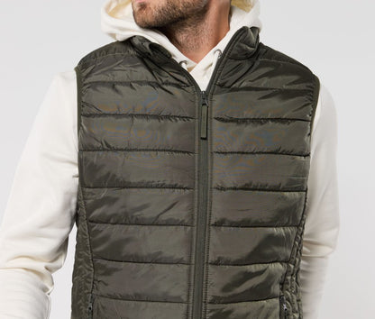 Bodywarmer homme en polyester recyclé 