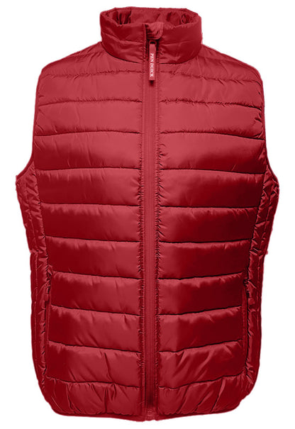 Bodywarmer homme en polyester recyclé  — coloris Red #Couleur_Red