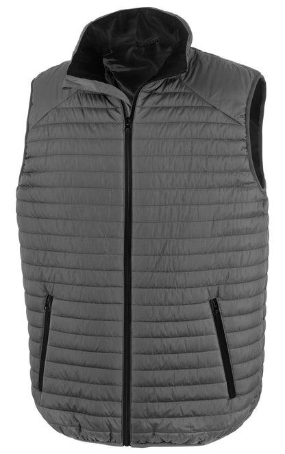 Bodywarmer matelassé Thermoquilt — coloris Grey / Black #Couleur_Grey-/-Black