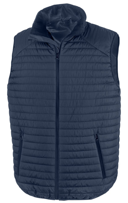 Bodywarmer matelassé Thermoquilt — coloris Navy / Navy #Couleur_Navy-/-Navy