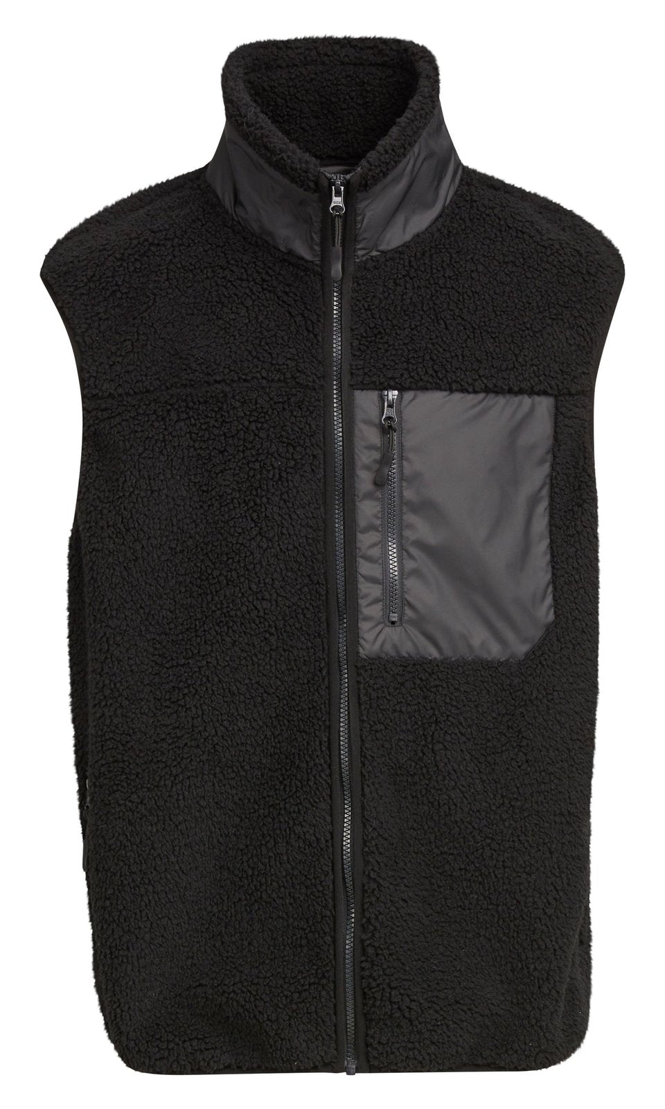 Bodywarmer polaire coupe-vent 400 g/m²  — coloris Black #Couleur_Black