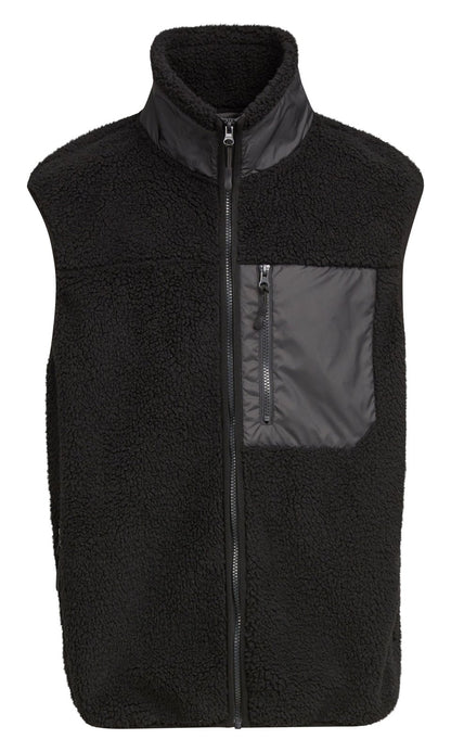 Bodywarmer polaire coupe-vent 400 g/m²  — coloris Black #Couleur_Black