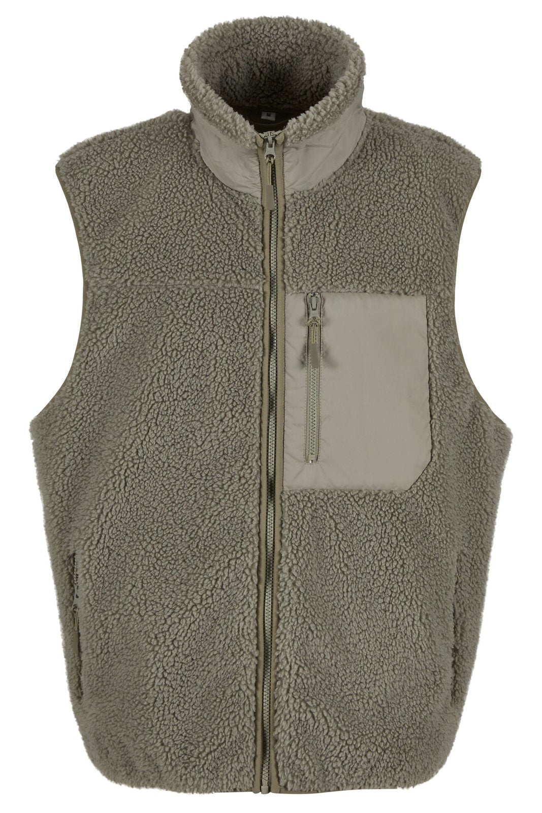 Bodywarmer polaire coupe-vent 400 g/m²  — coloris Pale Olive #Couleur_Pale-Olive