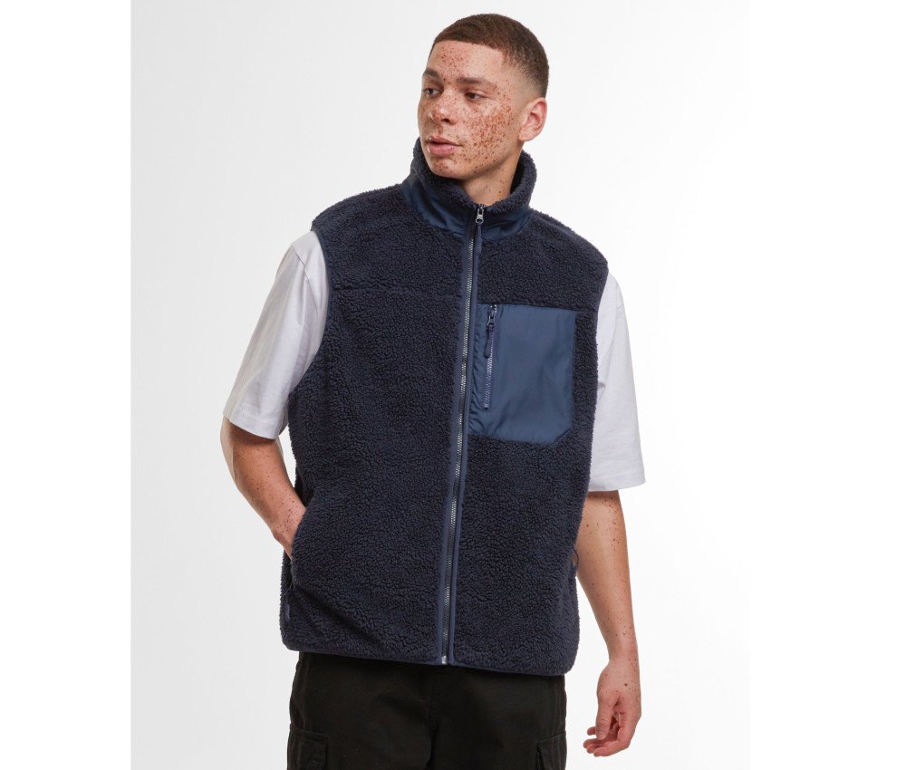 Bodywarmer polaire coupe-vent 400 g/m² 