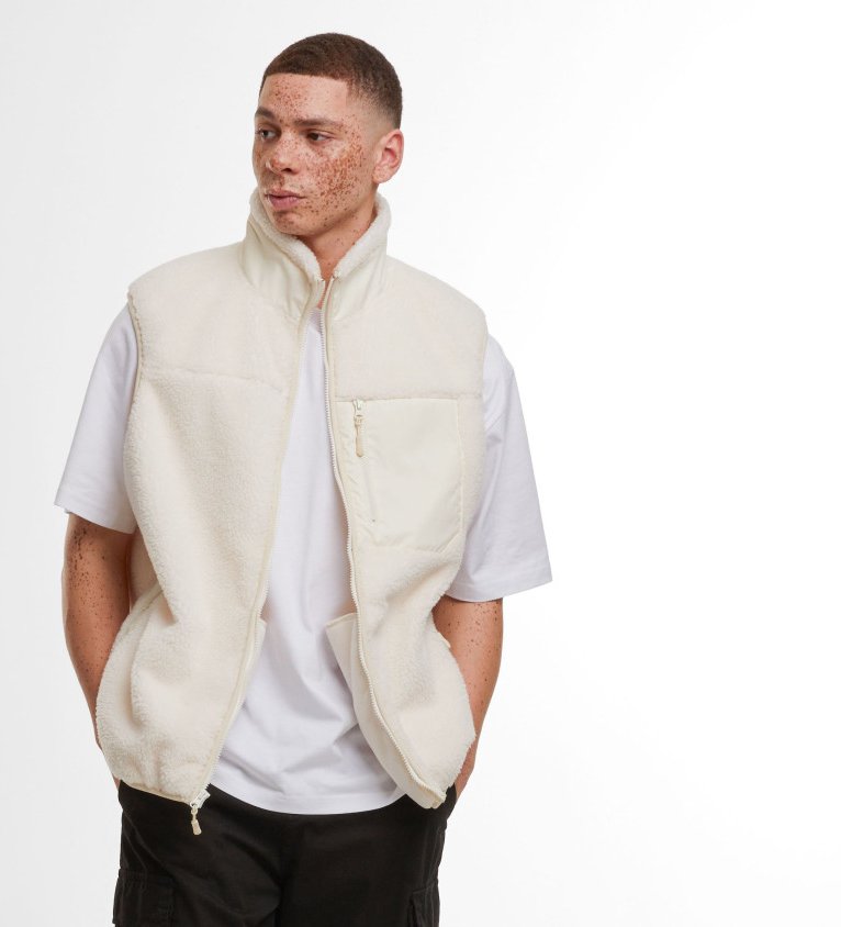 Bodywarmer polaire coupe-vent 400 g/m² 