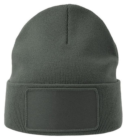 Bonnet avec empiècement pour marquage 74 g/m² — ATLANTIS HEADWEAR WIND-S WITH PATCH — coloris Dark Grey #Couleur_Dark-Grey