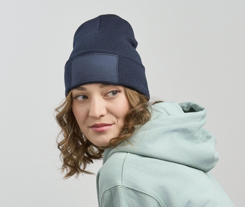 Bonnet avec empiècement pour marquage 74 g/m² — ATLANTIS HEADWEAR WIND-S WITH PATCH