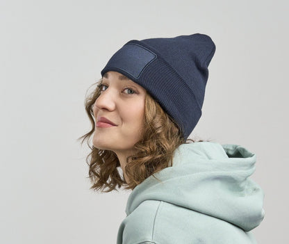Bonnet avec empiècement pour marquage 74 g/m² — ATLANTIS HEADWEAR WIND-S WITH PATCH